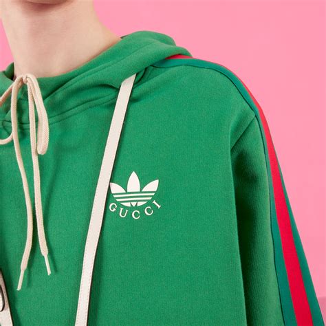 Magliette Gucci x adidas in Cotone Verde taglia M International